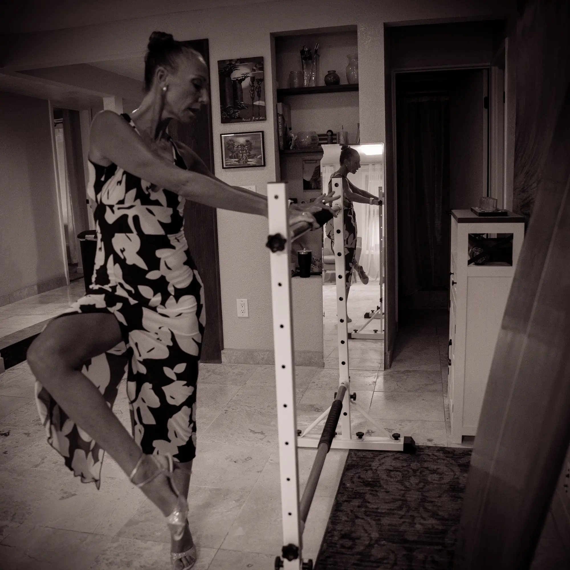 Are you moving to your Chiara Bonvini working at the barre