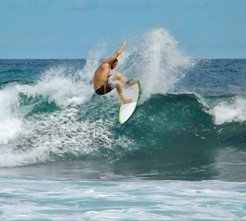 Nicholas "Nick" Chagnon Nick Chagnon surfing a wave